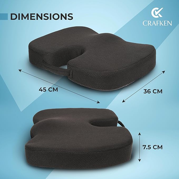 Top 5 Seat Cushions for Comfort, Posture & Pain Relief | StudentsWorld.in