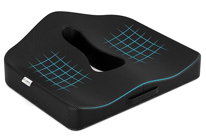 FOVERA Orthopedic Coccyx Plus Cushion |Top 5 Seat Cushions for Comfort, Posture & Pain Relief | StudentsWorld.in